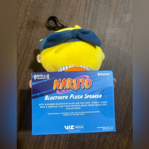 Naruto Bitty Boomers 2 Inch Plush Bluetooth Speaker New in Box - Picture 5 of 5